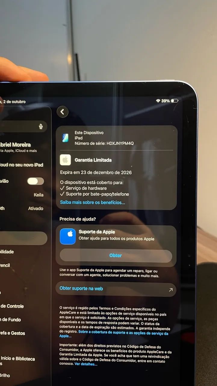iPad 10a Azul 64gb na garantia  - Foto 5