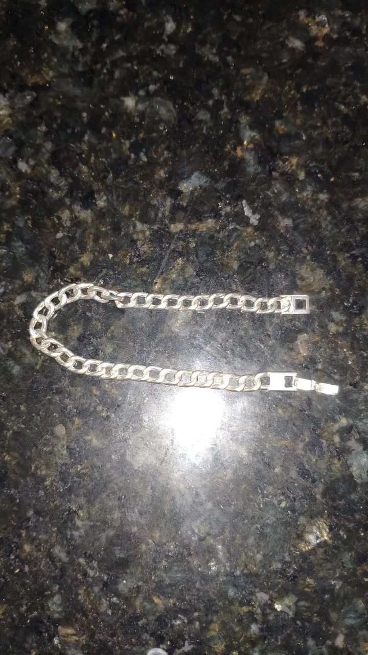 Pulseira de Prata Masculina NL 925