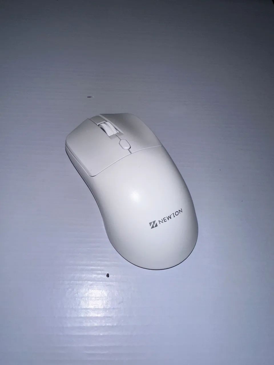 Mouse Sem Fio NewTon Branco USB Wireless - Foto 3