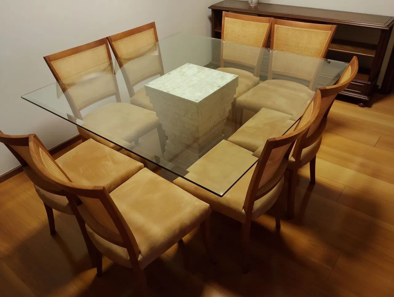 Mesa de jantar 8 lugares 