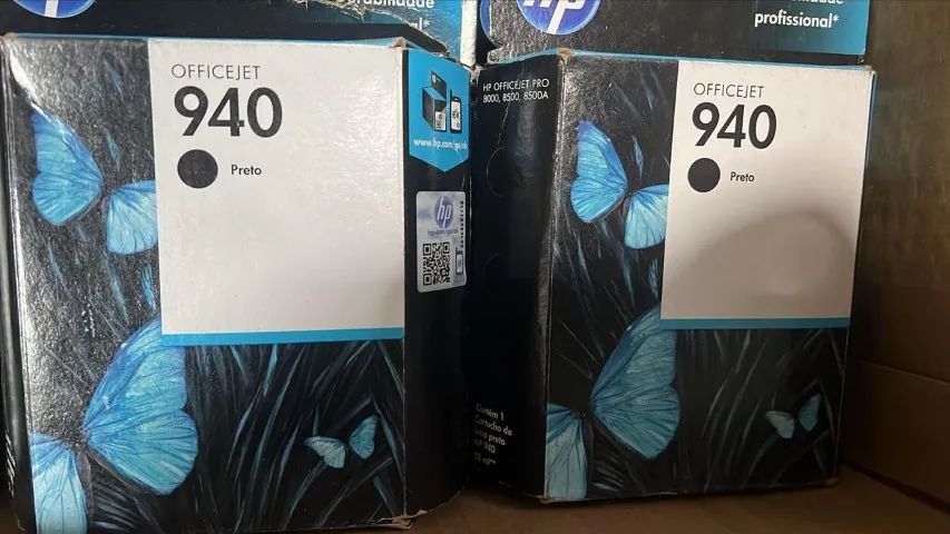 LOTE DE CARTUCHOS HP 940 PRETO ORIGINAIS - Foto 2