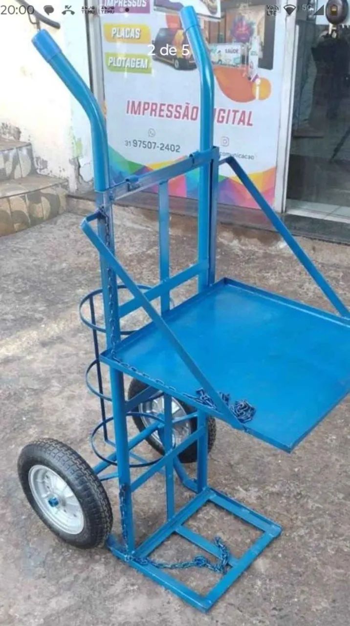 Carrinho de carga para transportes de chopeira  - Foto 2