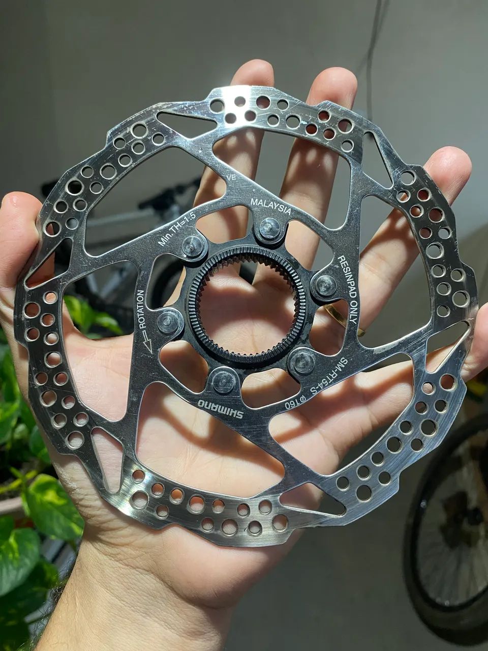 Disco de freio centerlock shimanno 160 mm - Foto 3