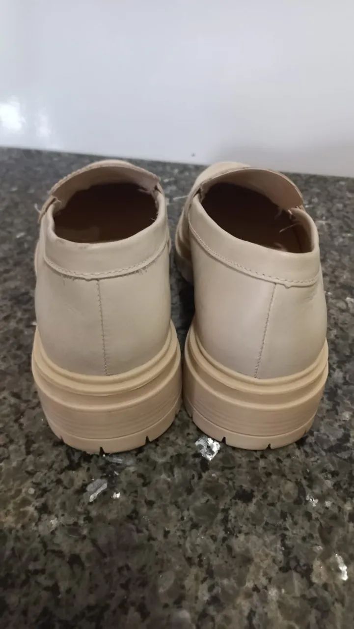 Mocassim Off-white - Foto 3