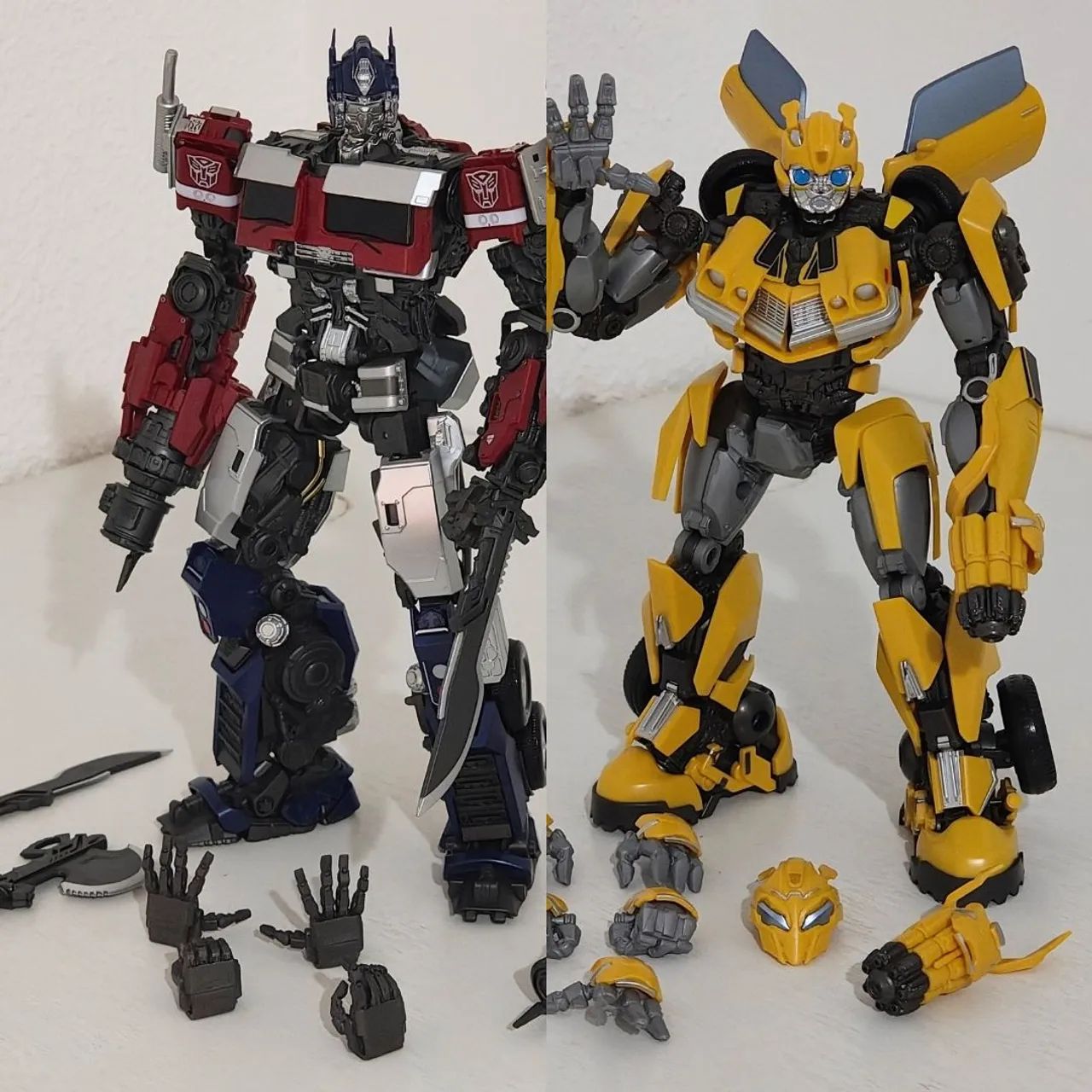 Kit Optimus Prime e Bumblebee 