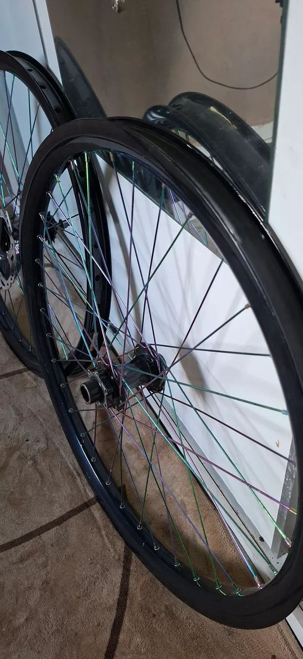Par de aro vmax com cubo tanke e icetech 203mm - Foto 3