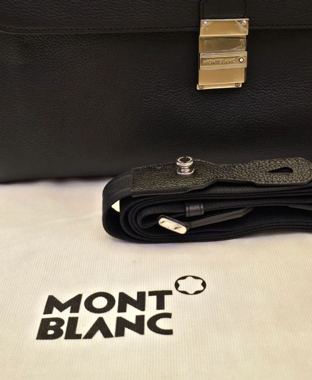 PASTA MONTBLANC COM CERTIFICADO DE GARANTIA MEISTERSTUCK SOFT GRAIN - COURO  - Foto 2