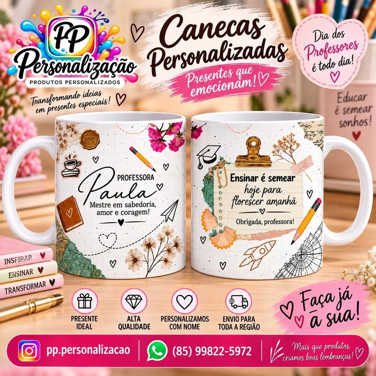 Canecas Dia dos Professores  - Foto 5