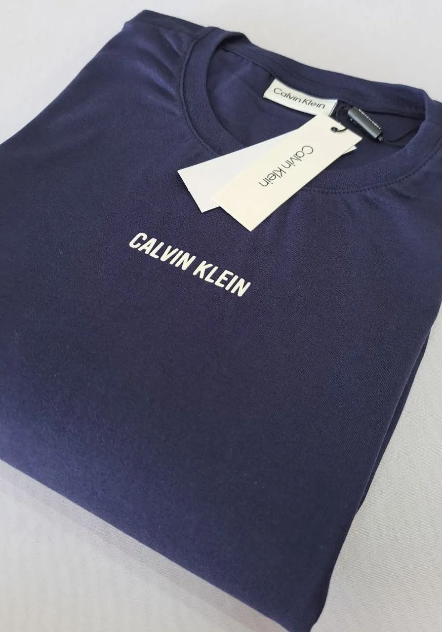 Camiseta Calvin Klein Azul Marinho  - Foto 3