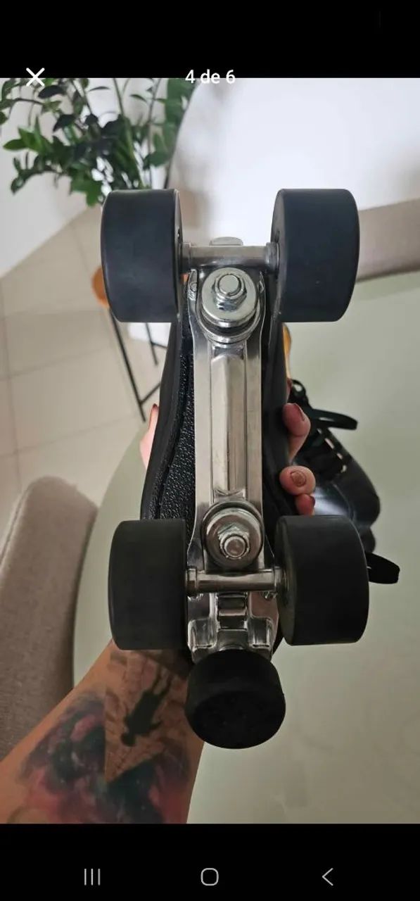 Patins Quad Traxart #5 36/37 kit completo - Foto 2