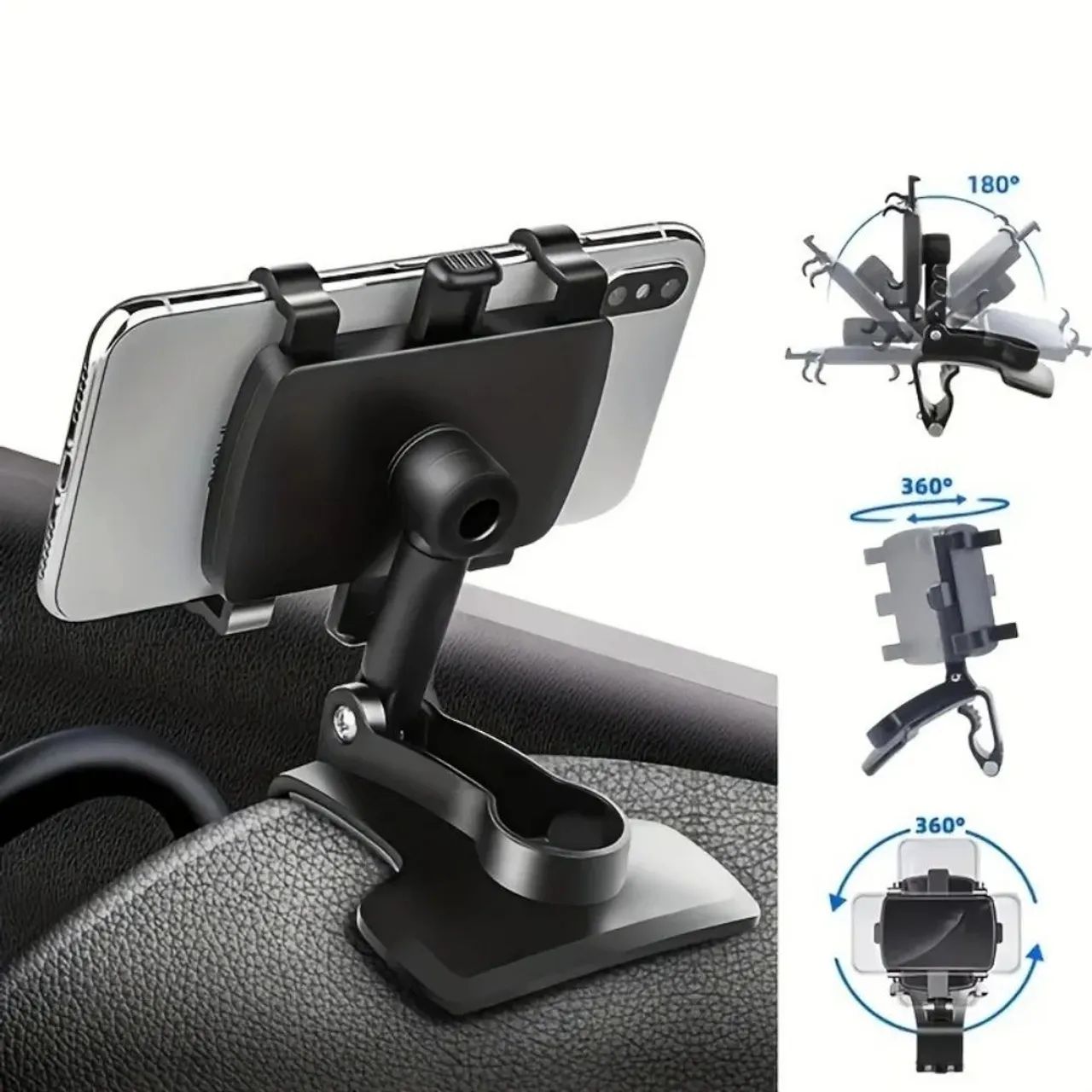 Suporte para celular carro com rotação 360 graus  - Foto 5