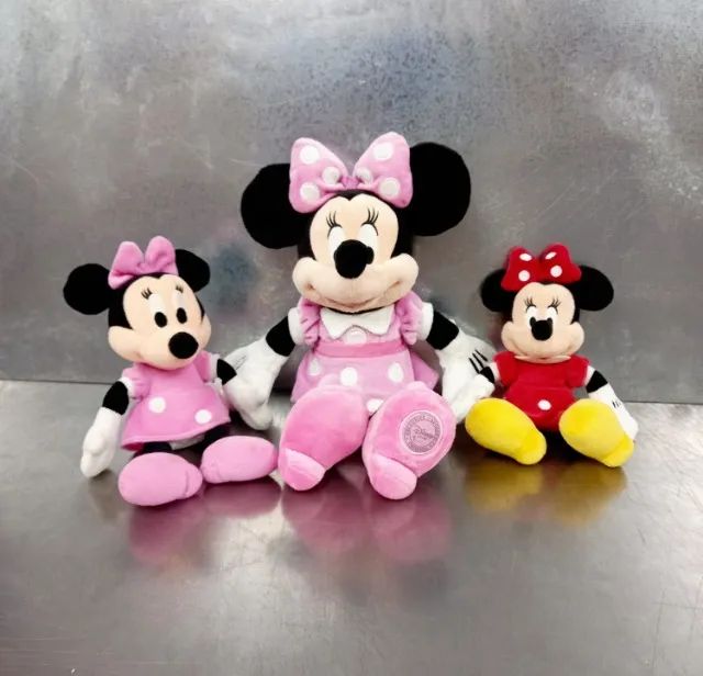 03 Bonecas Minnie Mouse Disney Original 