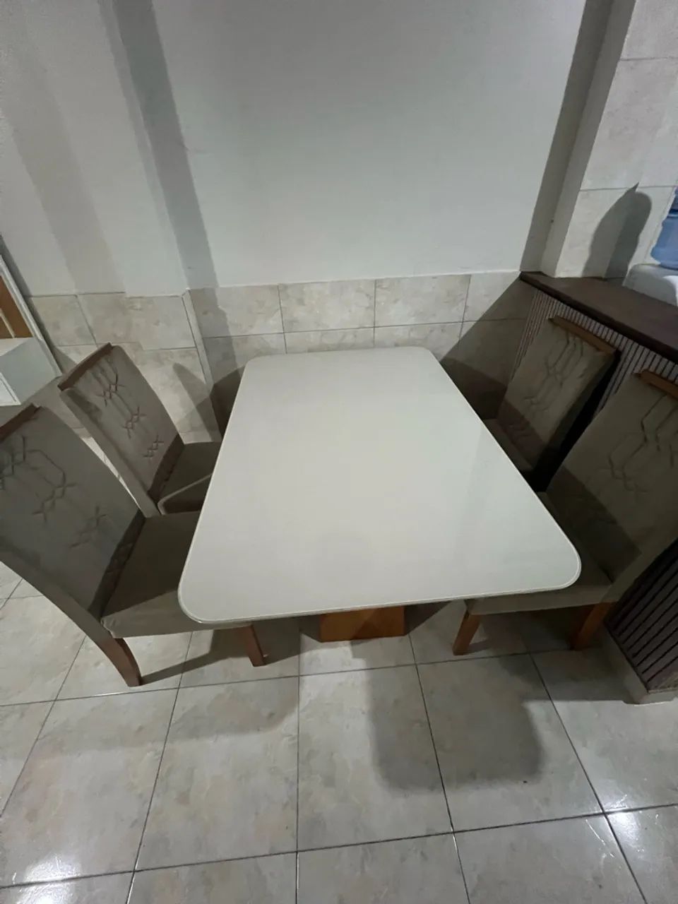Mesa de vidro 4 lugares  - Foto 4