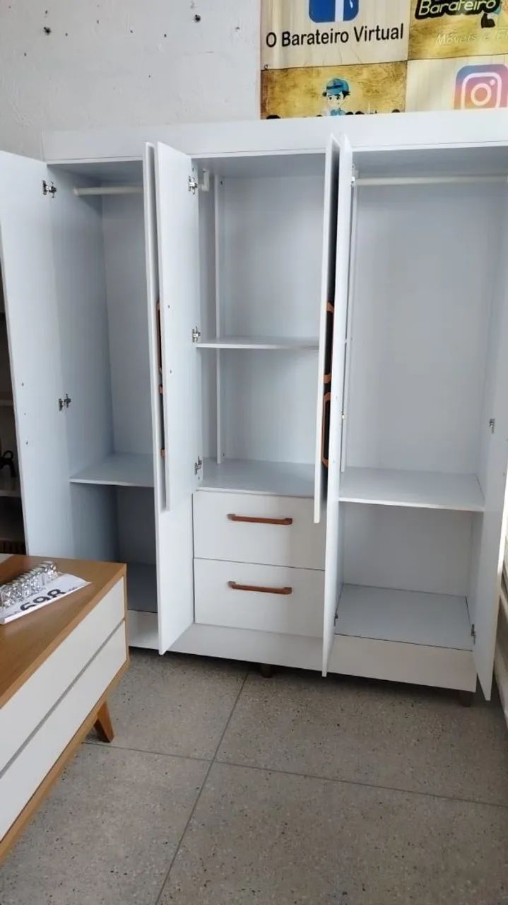 Guarda roupa 6 portas 2 gavetas  - Foto 2