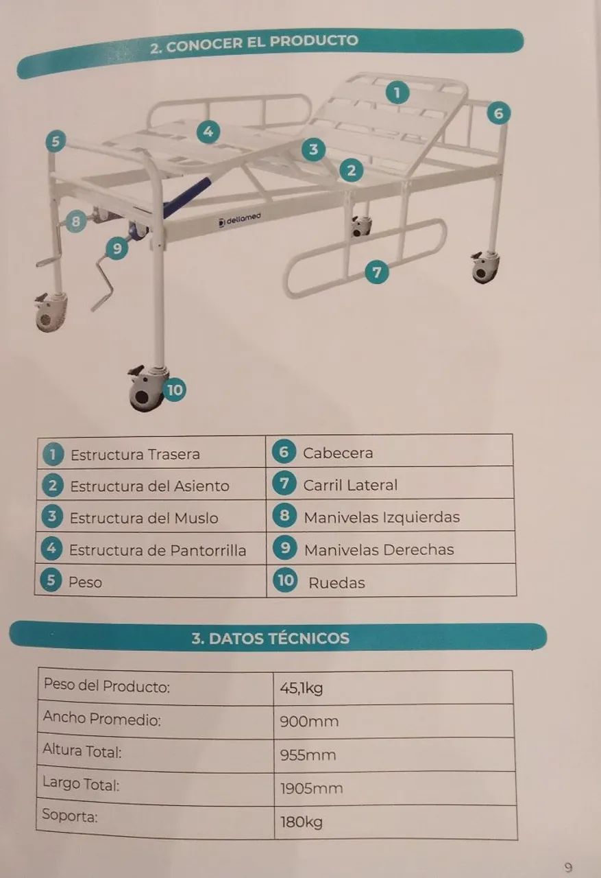 Cama Hospitalar NOVA - Foto 3