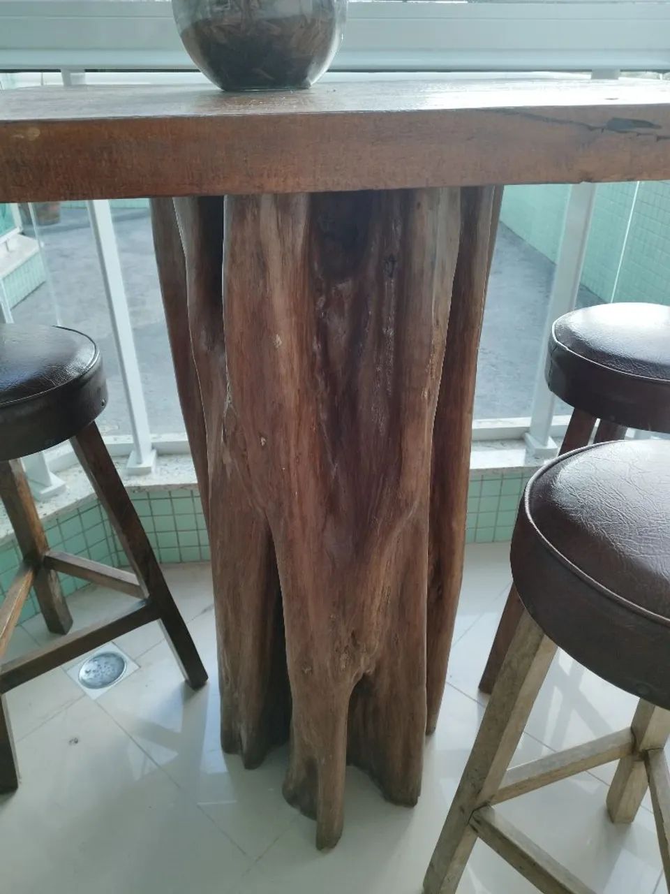 Conjunto de mesa rústica  - Foto 3
