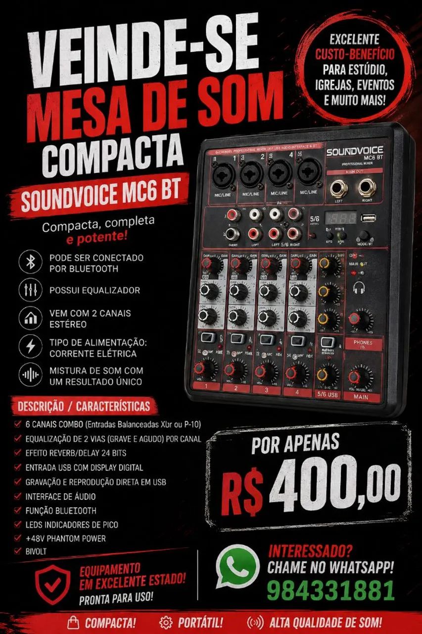 Mesa de som 