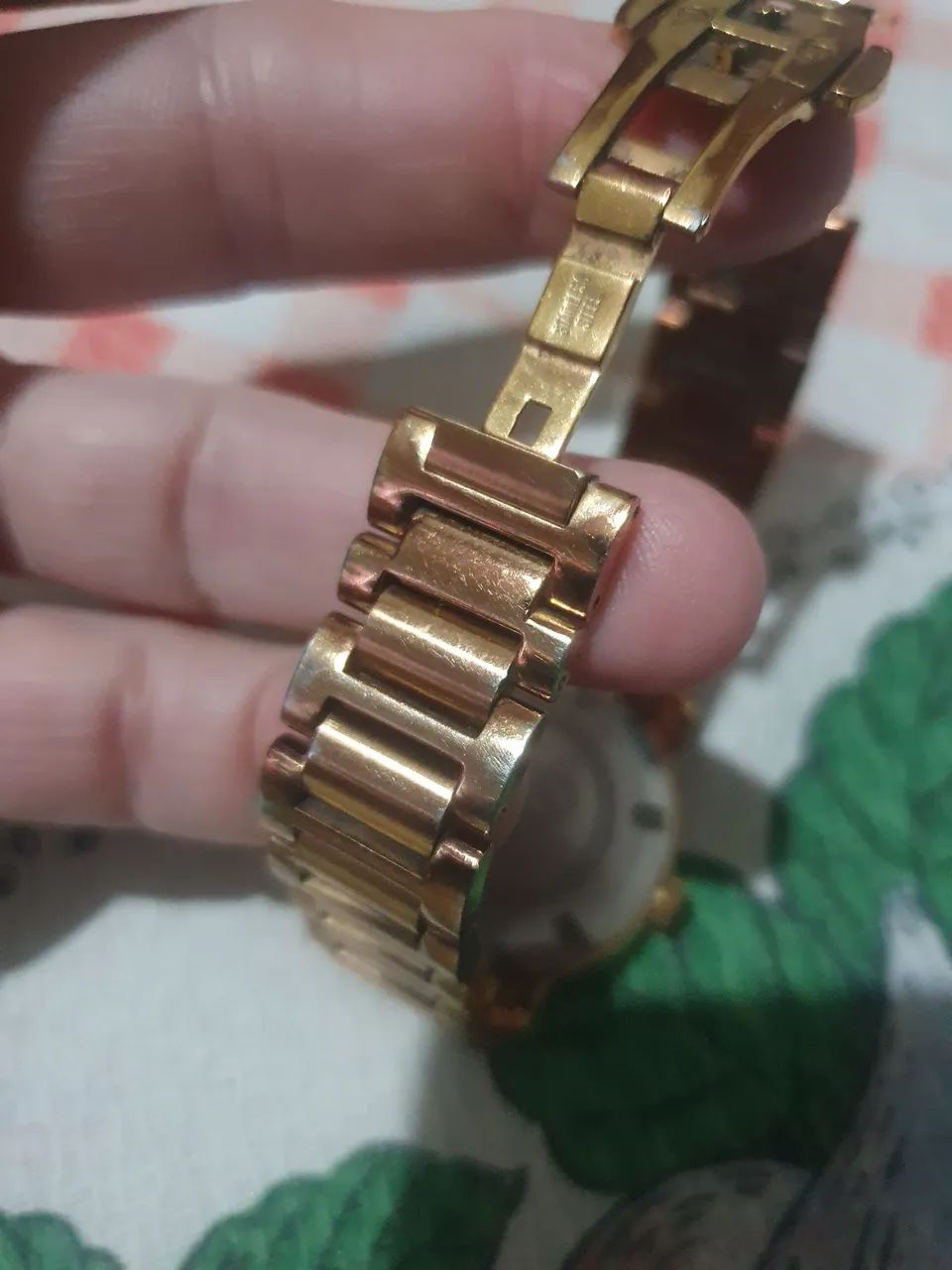 Movado feminino funcionando perfeitamente todo chapeado a ouro  - Foto 3