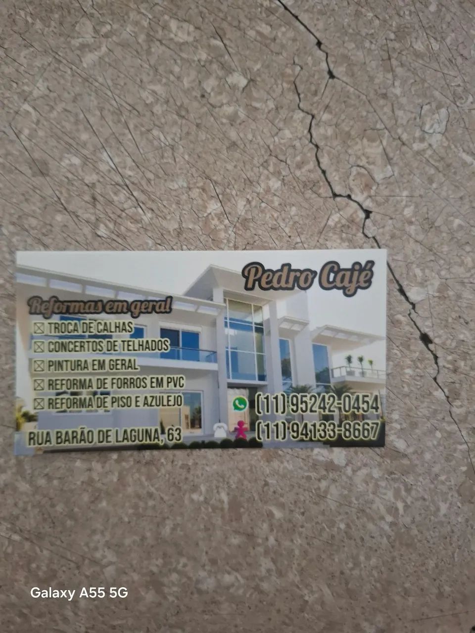Serviço reforma