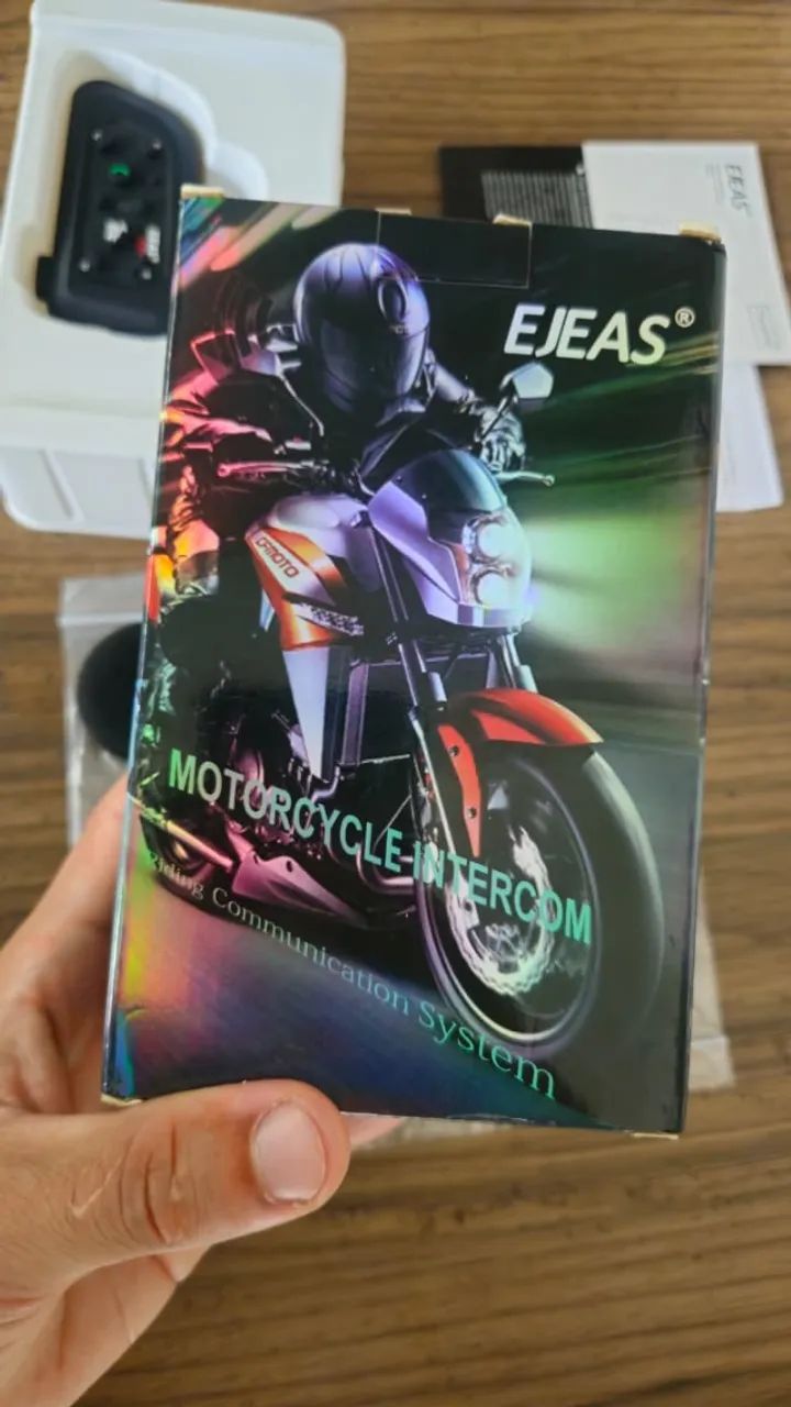 Intercomunicador Ejeas V6 Pro Plus Original na Caixa