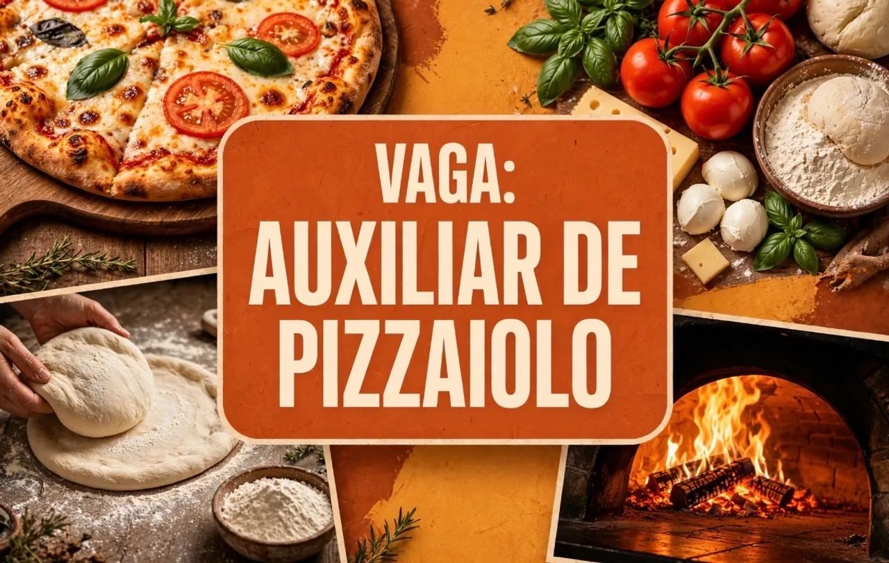 Vaga para auxiliar de pizzaiolo