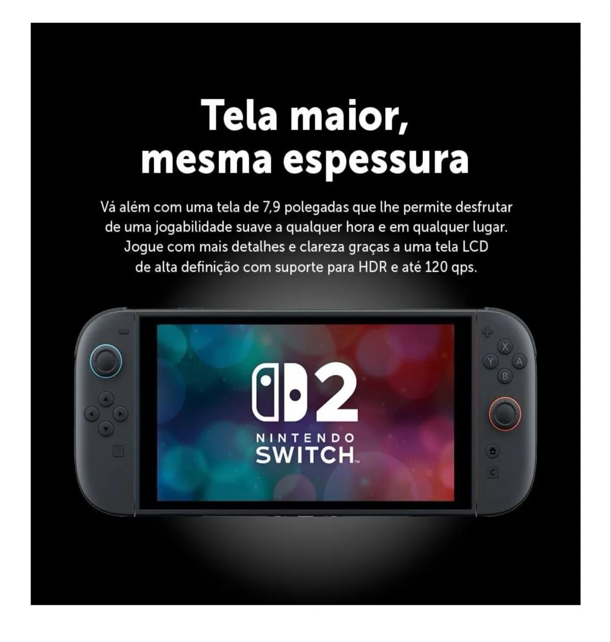Nitendo Switch 2 - NOVO, LACRADO NA CAIXA  - Foto 4