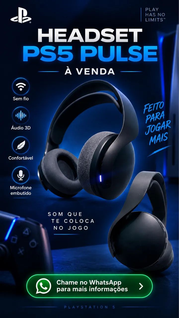 Headset ps5 pulse 
