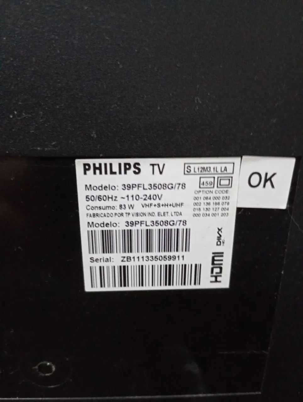 TV Philips 39 polegadas usada - Foto 2