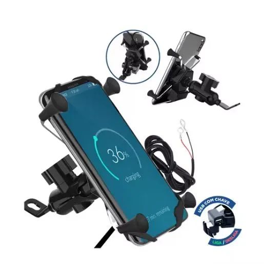 Suporte Celular Garra Para Moto  - Foto 3