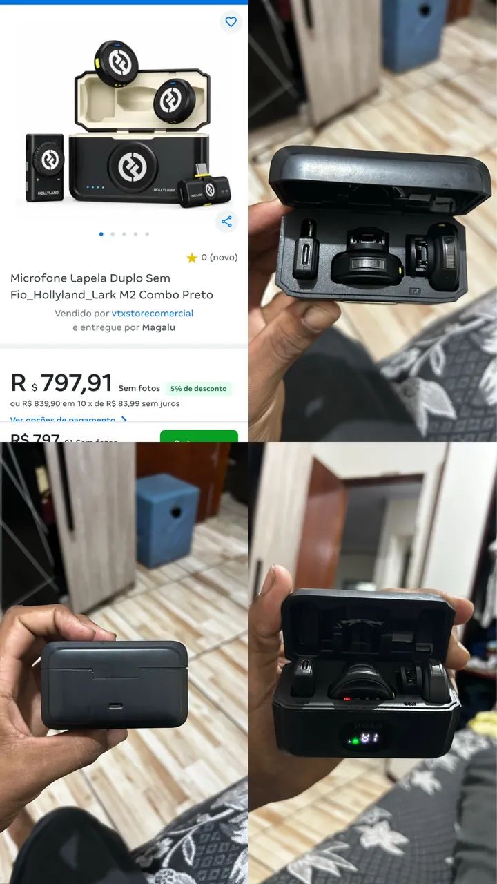 Vendo microfone de lapela !! 