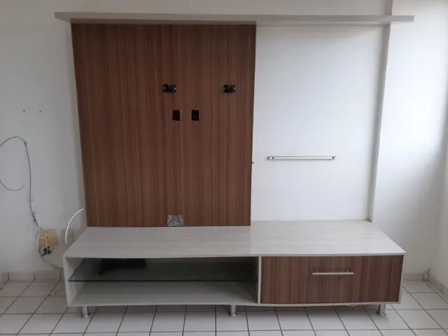 Rack com painel de TV - usado