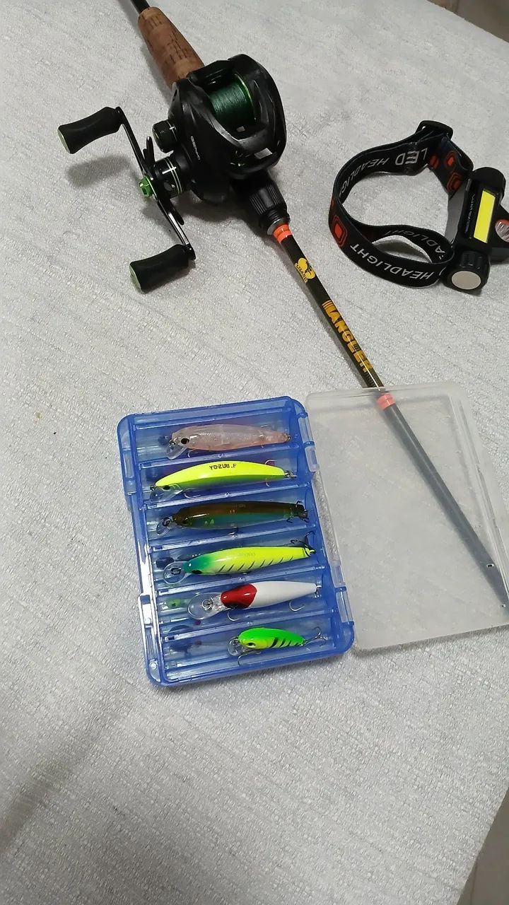 KIT Carretilha GENKI 8 (BARBADA) - Foto 4