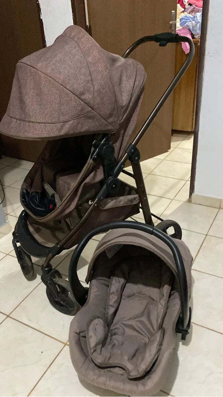 Carrinho moisés e bebê conforto - Foto 2