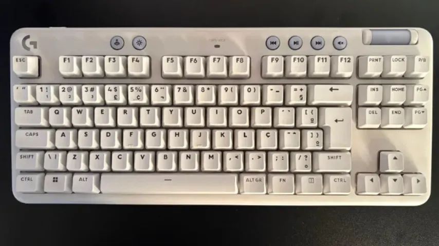 teclado logitech g713 branco sem fio - Foto 3