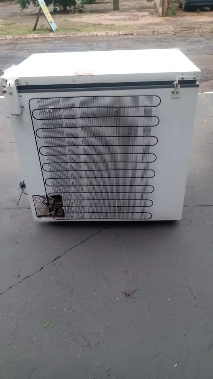 Frizer horizontal 320 litros gaz e motor original  - Foto 5