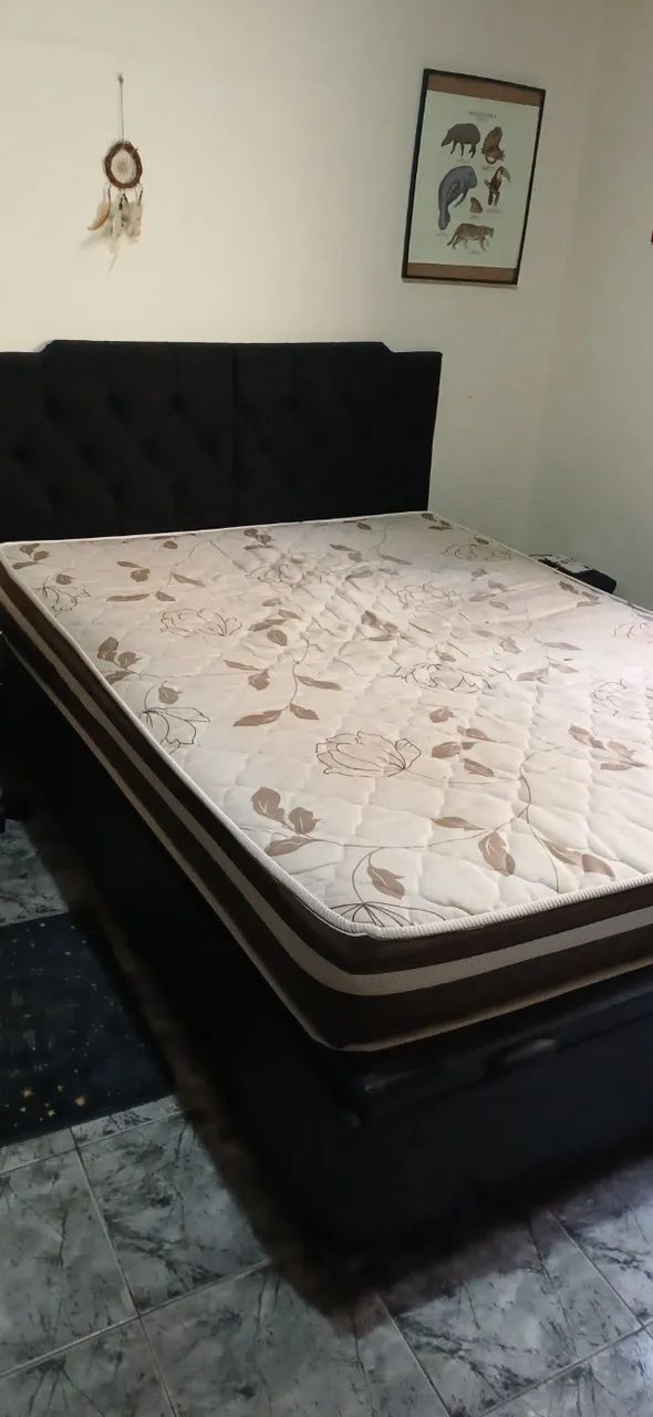 Cama de Casal Baú com Colchão - Foto 4