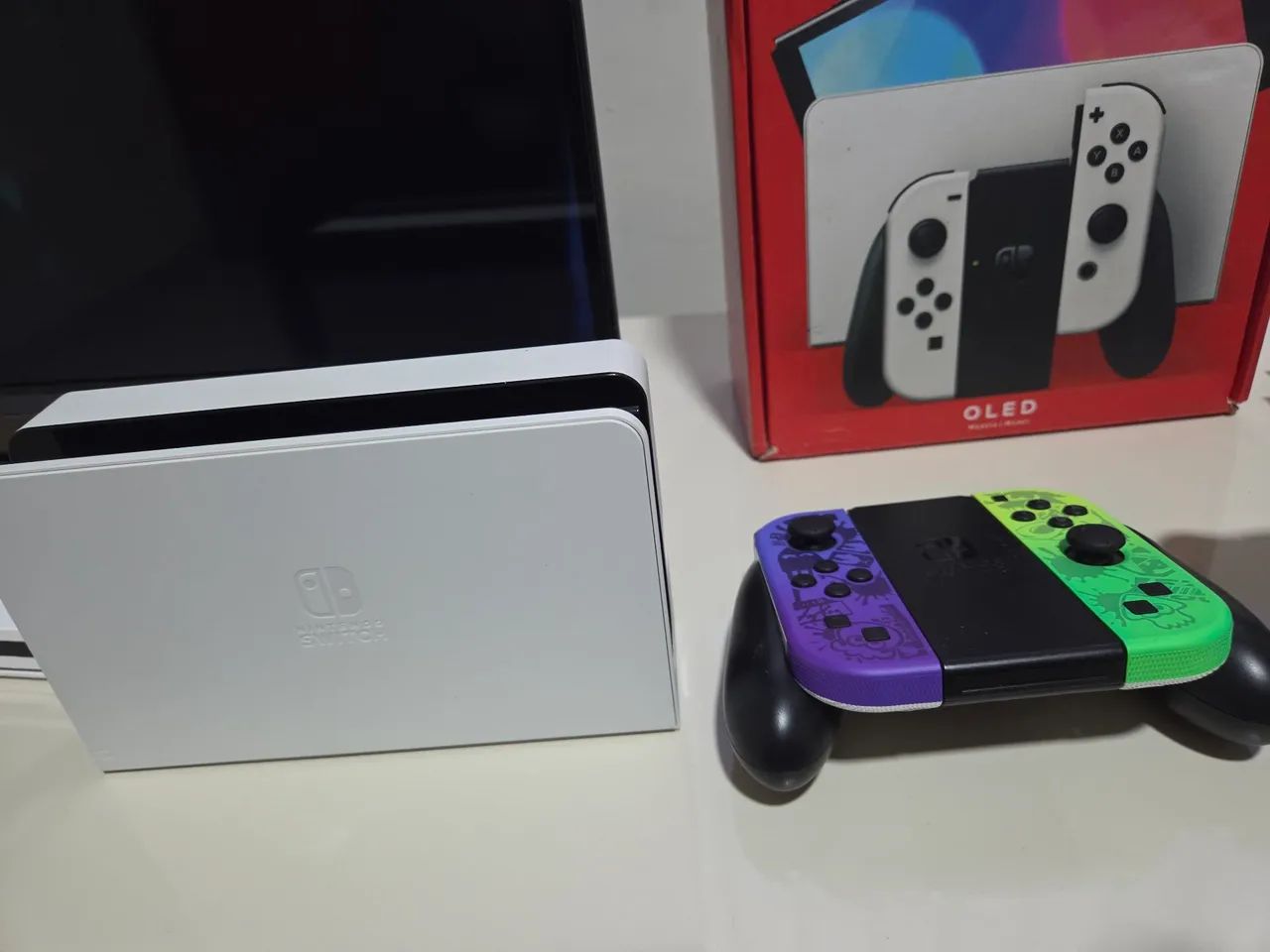Nintendo switch oled muito bom! Usado - Foto 2