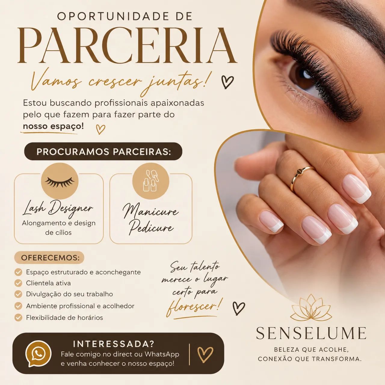 Faça parte do nosso time Studio de beleza 