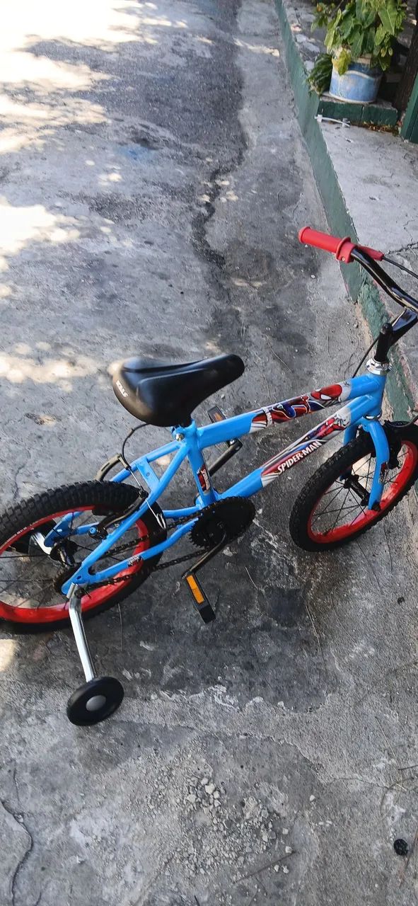 Bicicleta aro 16 cor azul 