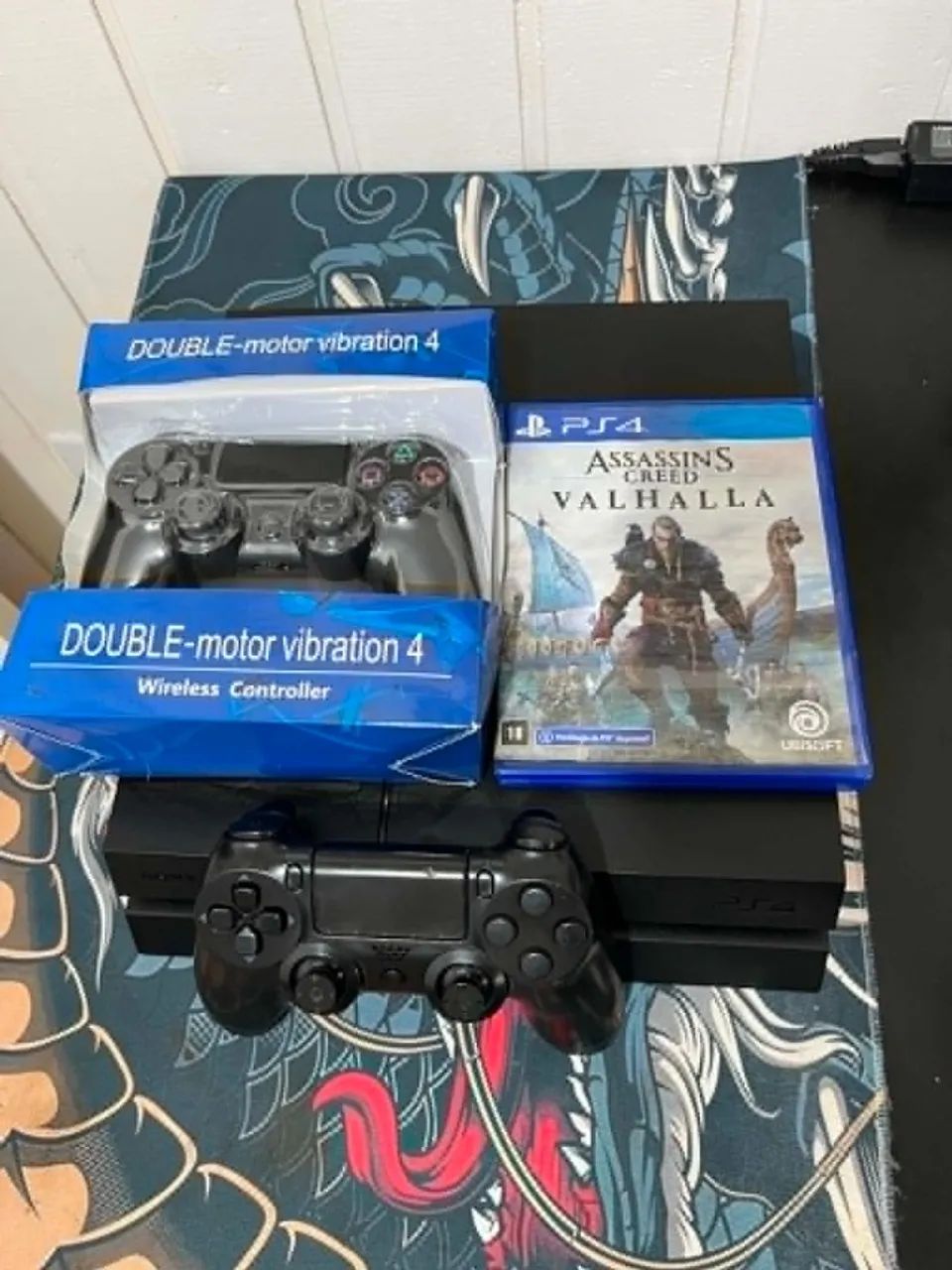 PS4 COMPLETO + 2 CONTROLES + ASSASSIN?S CREED VALHALLA  - Foto 5
