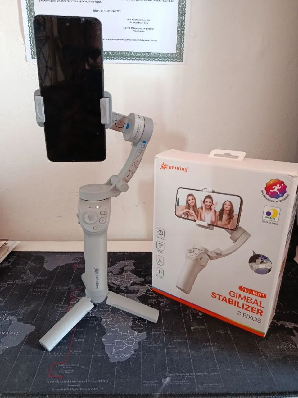 Gimbal estabilizador de celular 3 eixos com Bluetooth  / OFERTA IMBATÍVEL  - Foto 2