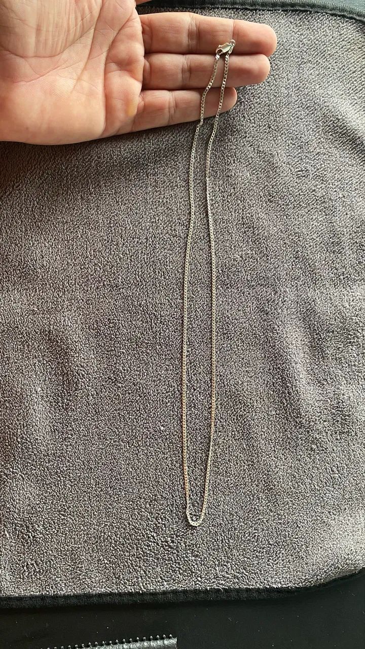 Corrente de prata fininha 