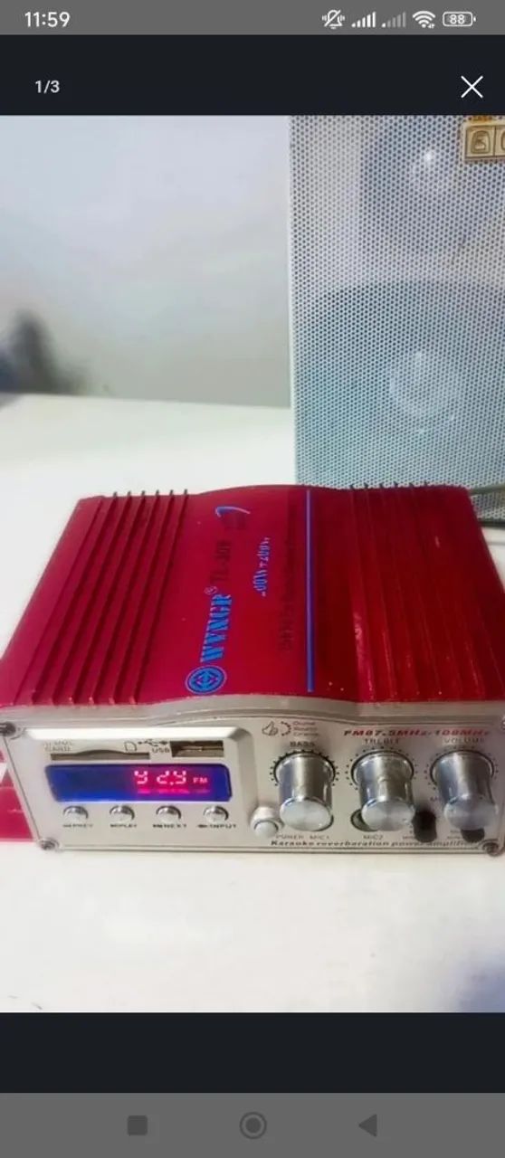 MINI AMPLIFICADOR E MODULO