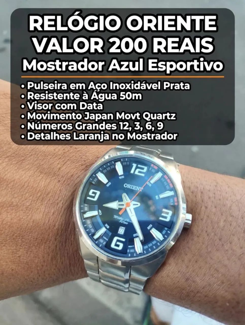 RELÓGIO ORIENTE 