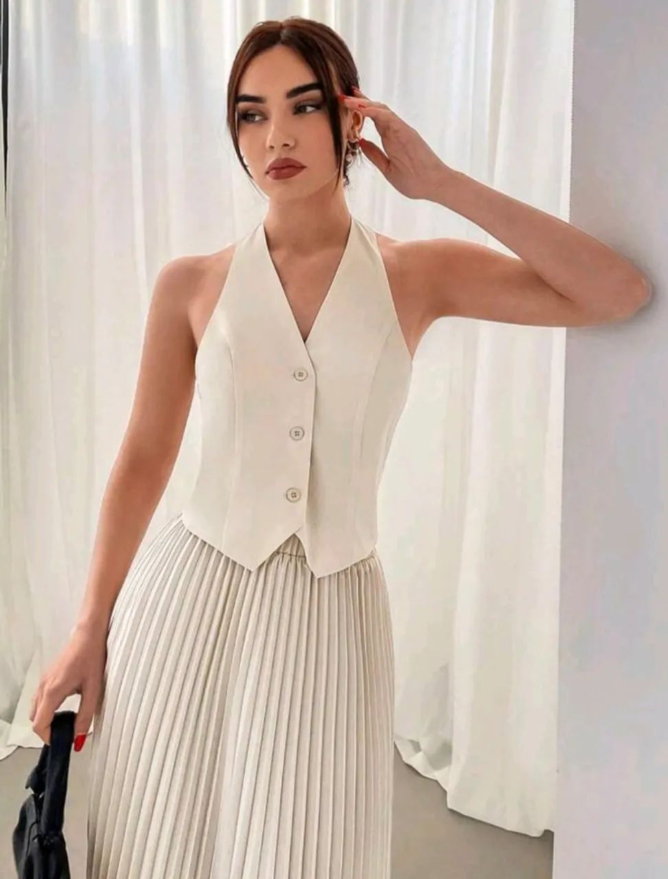 Conjunto Saia e Colete Feminino - Lindo e Elegante - Foto 3