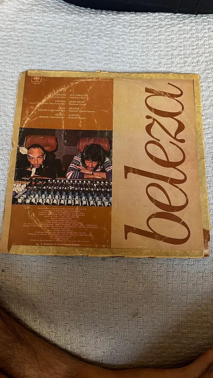 disco de vinil fagner beleza