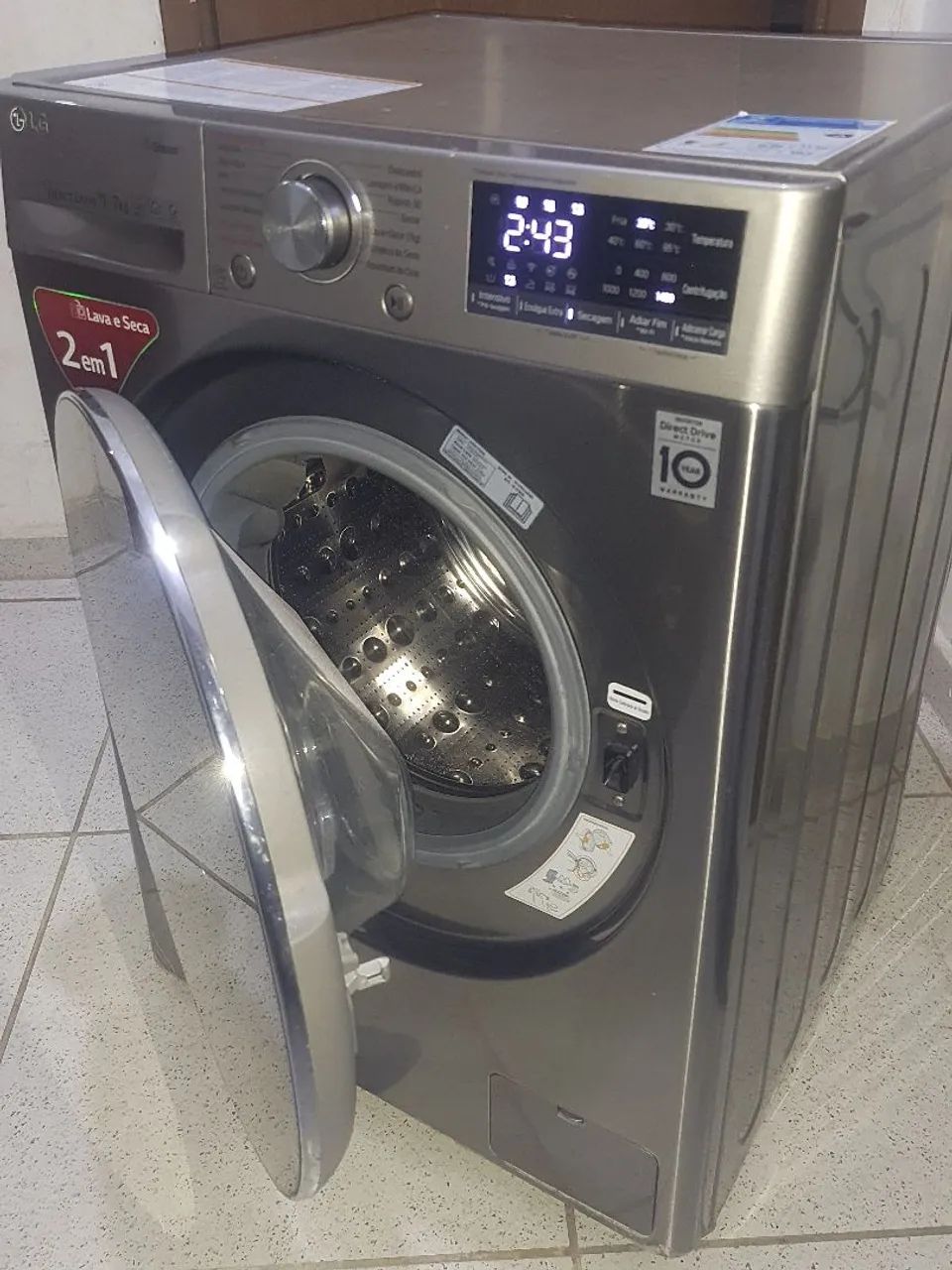Lava e seca LG inox  - Foto 2