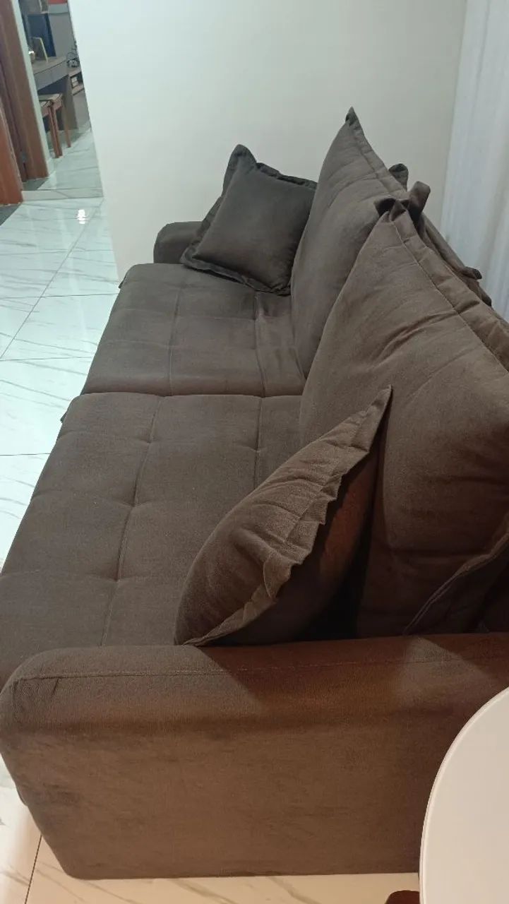 Vendo sofá cama da marca Cama inBox, com apenas 4 meses de uso. - Foto 5