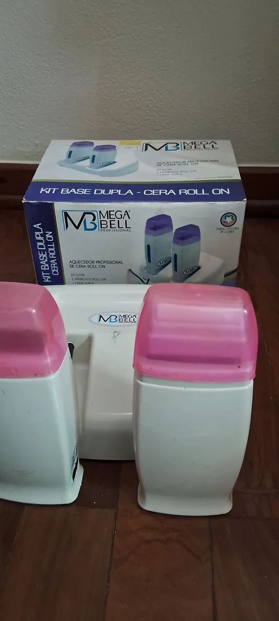 Kit base dupla cera roll on com certificado - Foto 2