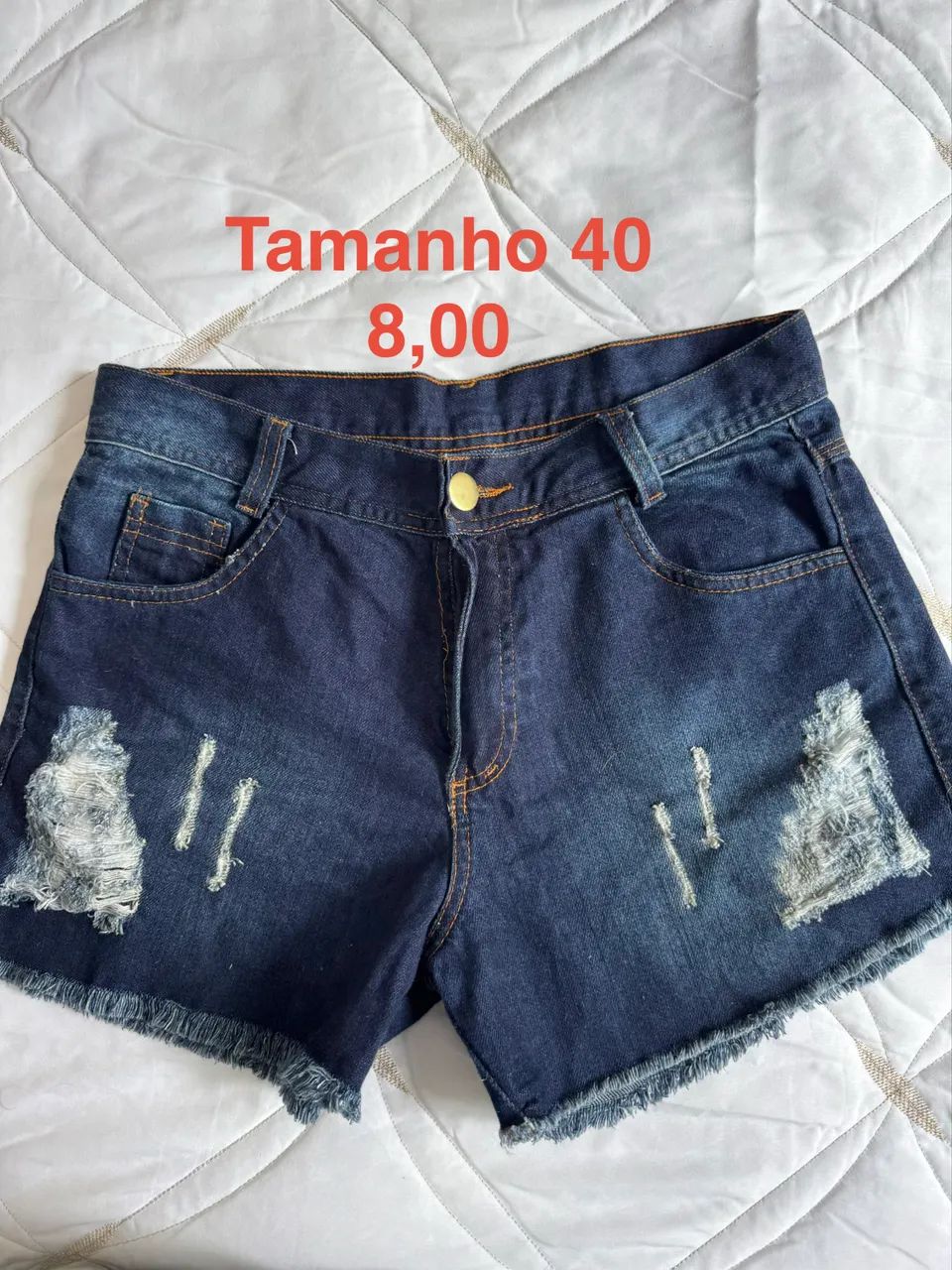 Shorts jeans tamanho 40